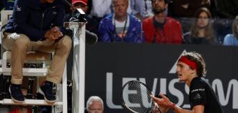 Zverev protesta a Roma