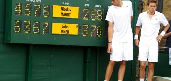 Il punteggio record a Wimbledon 2010