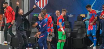 Il Cholo esulta in Champions