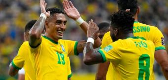 L'esultanza di Raphinha!