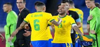 Guilherme Arana, esterno sinistro del Brasile.