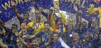 L'esultanza della Francia campione