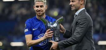 Ceferin con Jorginho ad Oporto