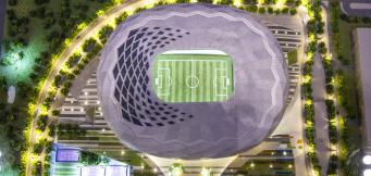 Il plastico dell'Education City Stadium