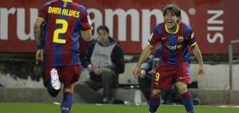 L'esultanza di Bojan Krkic