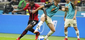 Un'immagine del Venezia a San Siro