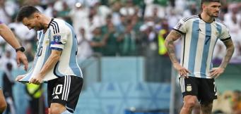 La delusione di Messi a fine partita