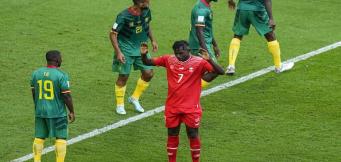 Embolo, dopo il gol al Camerun