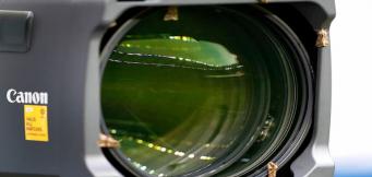 Una telecamera a bordo campo