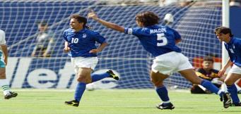 L'esultanza di Baggio ai Mondiali del 1994!