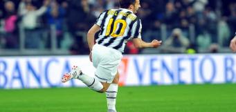 L'esultanza di Del Piero