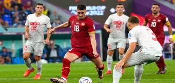 Il gol di Vlahovic alla Svizzera