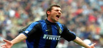 L'esultanza di Bobo Vieri