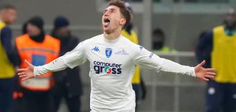 L'esultanza del gioiello Baldanzi