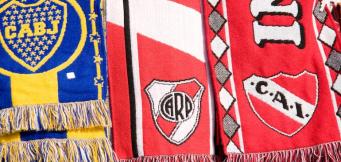 Le sciarpe delle mitiche squadre di Buenos Aires