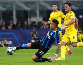 Il gol decisivo di Lautaro Martinez nella partita di andata
