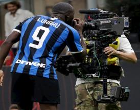 L'esultanza di Lukaku, dopo il gol al Milan!