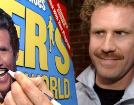 Will Ferrell firma una copia di Runner's World!