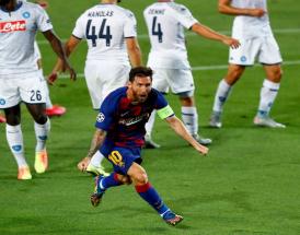 Messi, dopo il gol al Napoli!