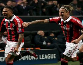 Kevin-Prince Boateng festeggia un gol in Champions!
