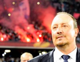 Rafa Benitez allo stadio di Napoli! 