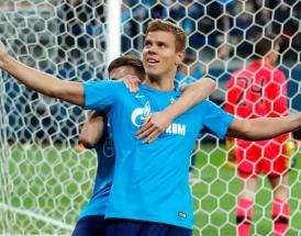 Aleksandr Kokorin esulta con la maglia dello Zenit!