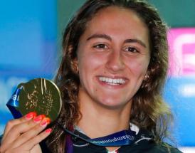 Simona con la medaglia di Gwangju!