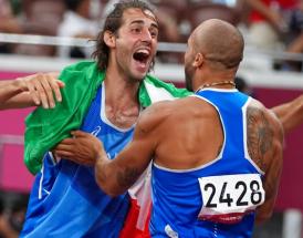 L'esultanza olimpica di Gimbo!