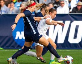 Un'immagine di una sfida del campionato NCAA