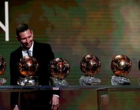 Messi con i suoi trofei personali!