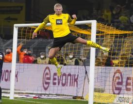 Un'incredibile esultanza di Haaland!