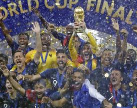 L'esultanza della Francia campione