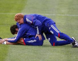 Lo stretching in campo