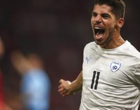 Manor Solomon con la maglia della nazionale israeliana!