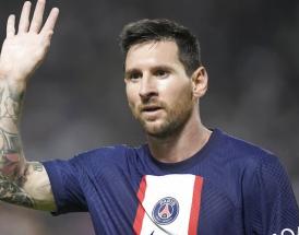 Messi con la maglia del PSG