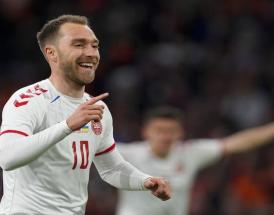 L'esultanza di Eriksen!