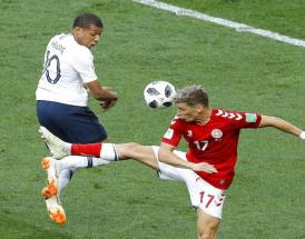 Un'immagine di Francia Danimarca nel 2018