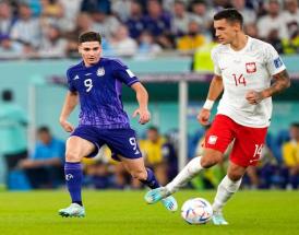 Jakub Kiwior, qui al Mondiale 2022 con la maglia della Polonia