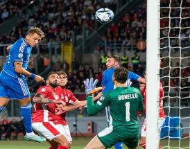 Mateo Retegui in gol a Malta