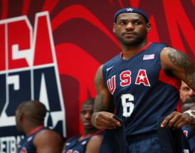 LeBron con il Team USA