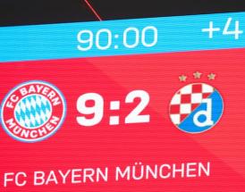 Il clamoroso 9-2 del Bayern in Champions