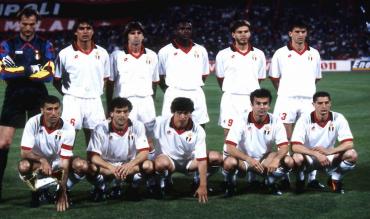 La formazione di partenza del Milan, nella finale di Champions del 1994!