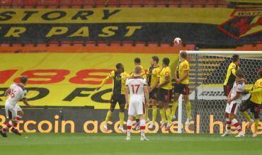 Il gol di James Ward-Prowse del Southampton su punizione al Watford!