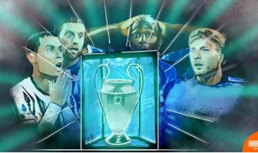La grafica di 888sport per la Champions!