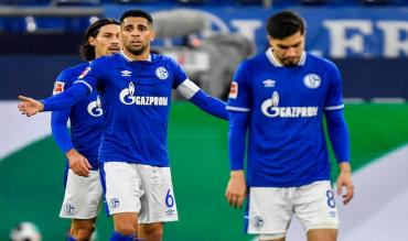La delusione dei giocatori dello Schalke