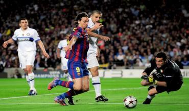 Zlatan Ibrahimovic sbatte sul solido muro nerazzurro!