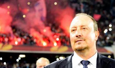 Rafa Benitez allo stadio di Napoli! 