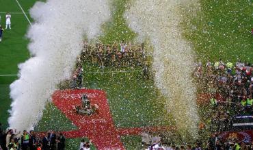 Lo Stadio Olimpico vestito a festa