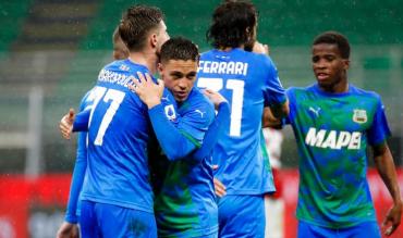 L'esultanza del Sassuolo a San Siro!