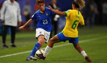 Manuela Giugliano contro il Brasile